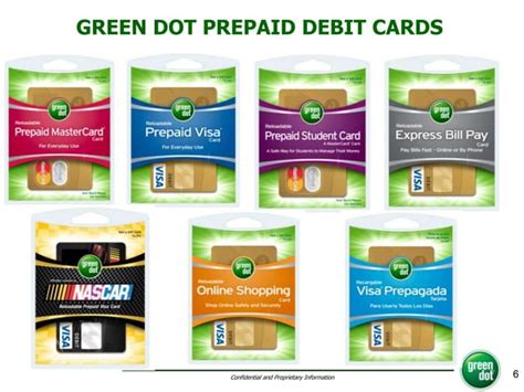 green dot card information.